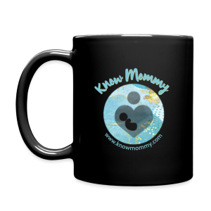 Know Mommy Branded Black Mug